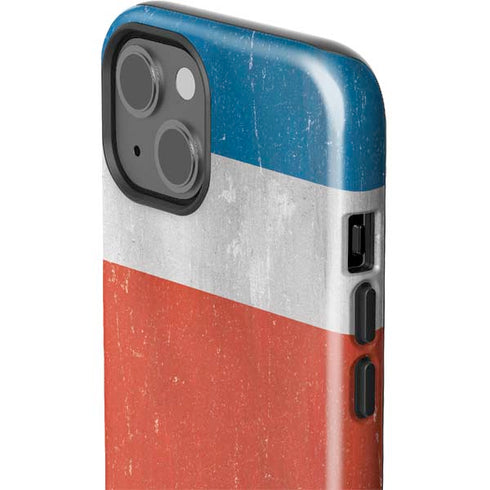 Costa Rican Flag Distressed iPhone 15 Impact Case